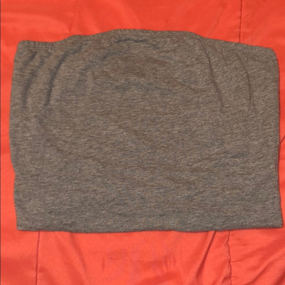 Grey tube top